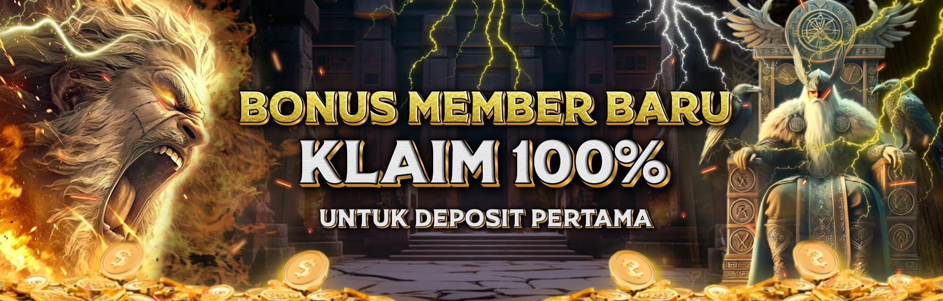 BONUS MEMBER BARU 100%