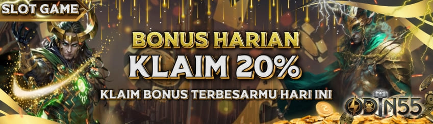 BONUS HARIAN SLOT 20%