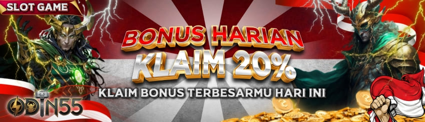 BONUS HARIAN SLOT 20%