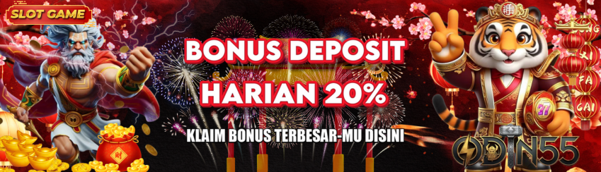 BONUS HARIAN SLOT 20%